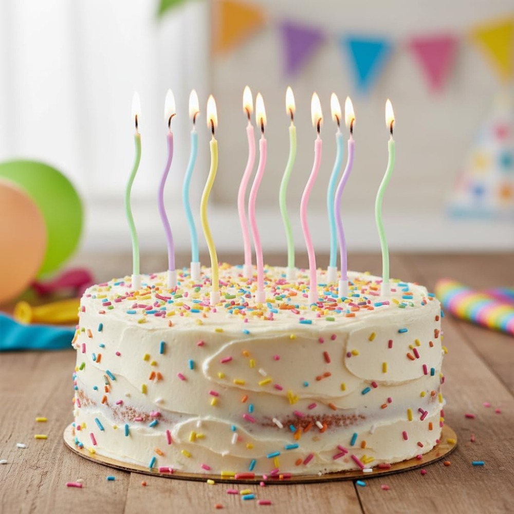 Ensemble de 12 bougies d'anniv - Supplies Of Candle avis et prix