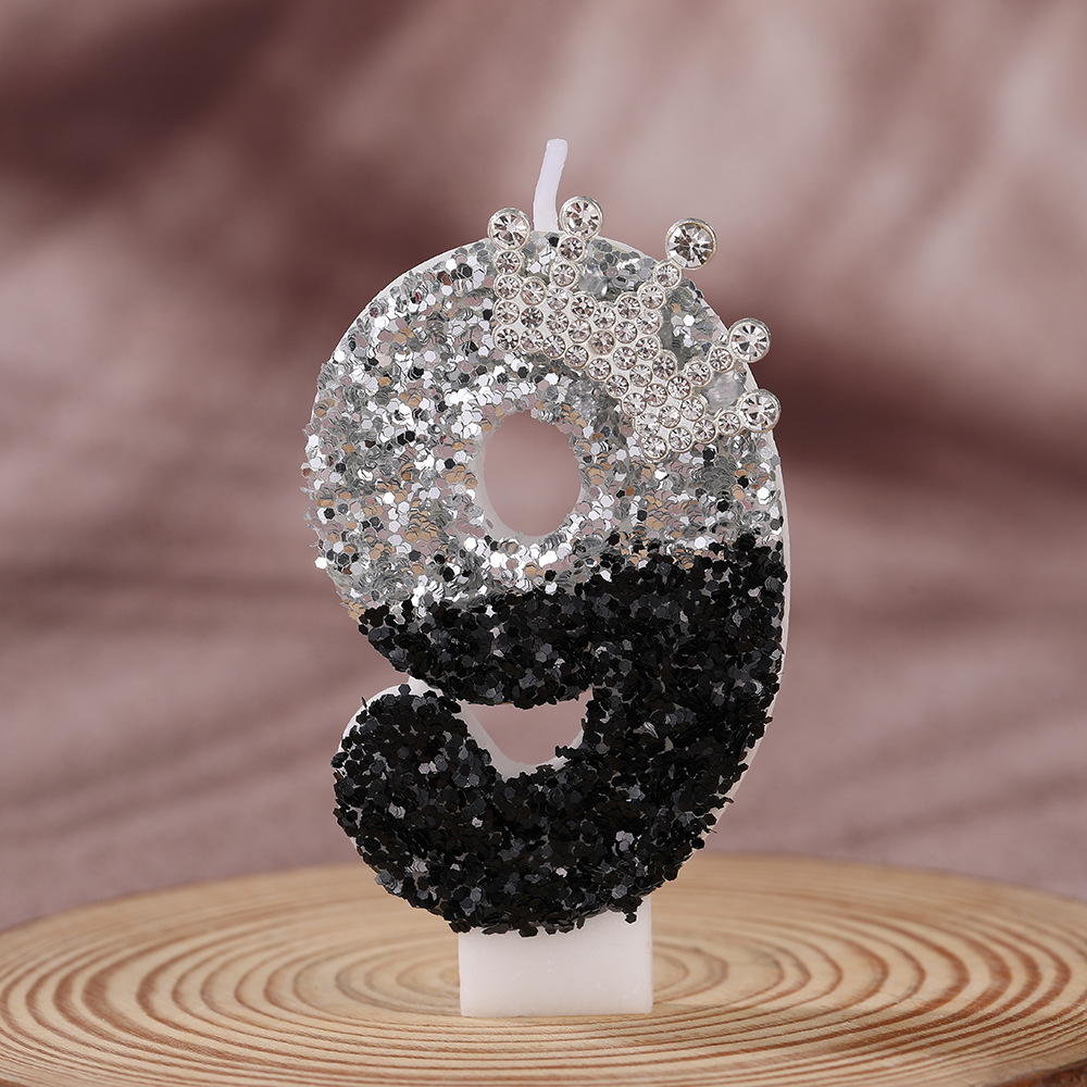 Couronne dégradée noir-argent  - Supplies Of Candle avis et prix